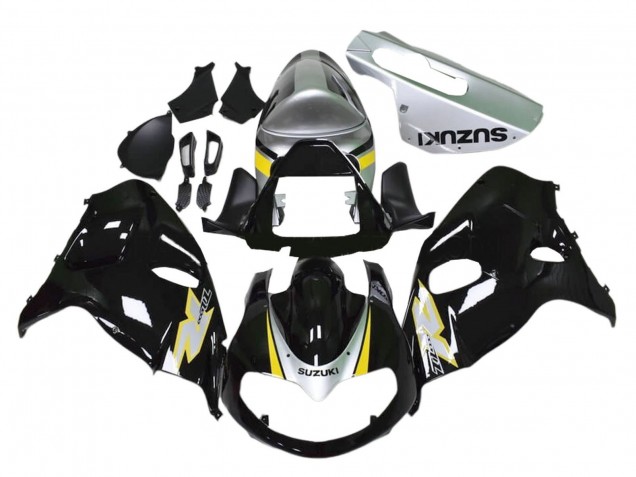 Carenagens Moto Suzuki TL1000R 1998-2003 - Preto Brilhante Prata Amarelo