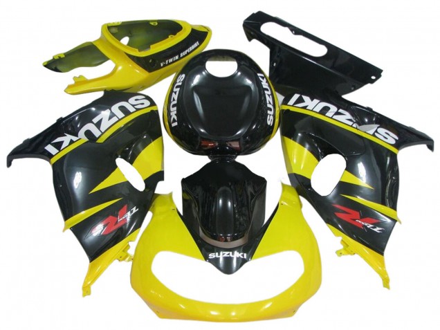 Carenagens Moto Suzuki TL1000R 1998-2003 - Preto Brilhante Amarelo