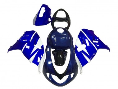 Carenagens Moto Suzuki TL1000R 1998-2003 - Azul Branco Preto Brilhante
