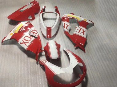 Carenagens Moto Suzuki TL1000R 1998-2003 - Branco Vermelho Amarelo Xerox