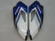 Carenagens Moto Honda CBR1000RR 2004-2005 - Branco Azul Preto Brilhante Fireblade