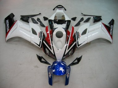 Carenagens Moto Honda CBR1000RR 2004-2005 - Branco Vermelho Preto Brilhante Azul Estrela
