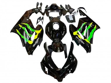 Carenagens Moto Honda CBR1000RR 2004-2005 - Preto Brilhante Amarelo Verde Monstro