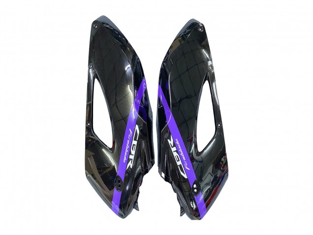 Carenagens Moto Honda CBR1000RR 2004-2005 - Preto Brilhante Roxo Listra