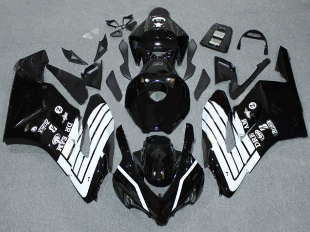 Carenagens Moto Honda CBR1000RR 2004-2005 - Preto Brilhante Branco