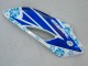 Carenagens Moto Honda CBR1000RR 2004-2005 - Branco Azul Neve Nastro Azzurro 46