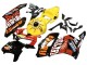 Carenagens Moto Honda CBR1000RR 2004-2005 - Amarelo Laranja Preto Brilhante Repsol Rossi 46