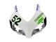 Carenagens Moto Honda CBR1000RR 2004-2005 - Branco Verde Preto Brilhante Hannspree 52