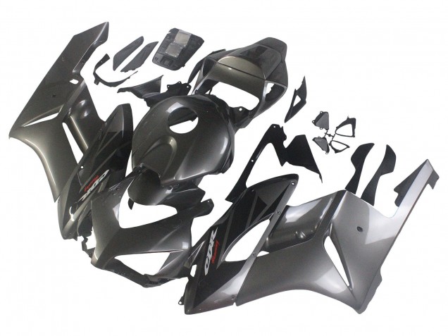 Carenagens Moto Honda CBR1000RR 2004-2005 - Cinzento Brilhante Preto Brilhante