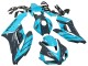 Carenagens Moto Honda CBR1000RR 2004-2005 - Azul Claro Preto Brilhante
