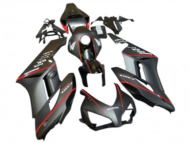 Carenagens Moto Honda CBR1000RR 2004-2005 - Preto Brilhante Cinzento Brilhante Vermelho Listra