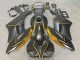 Carenagens Moto Honda CBR1000RR 2004-2005 - Cinzento Fosco Ouro