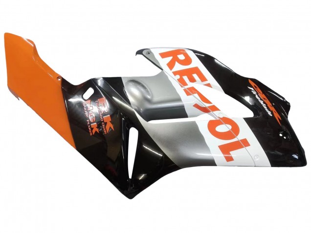 Carenagens Moto Honda CBR1000RR 2004-2005 - Laranja Prata Preto Brilhante Repsol