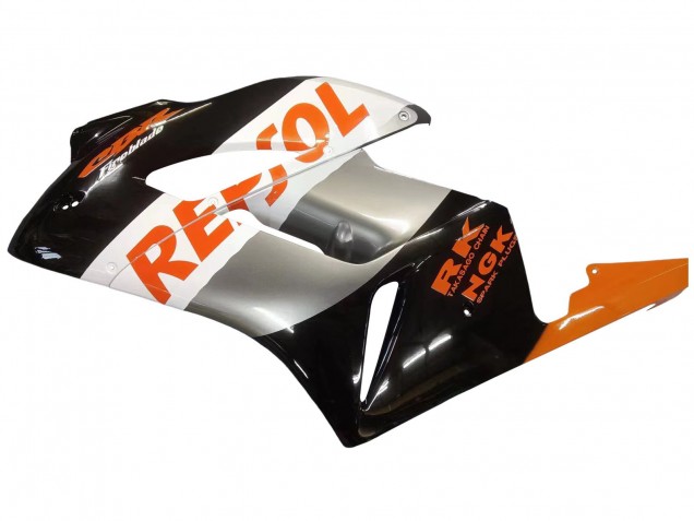 Carenagens Moto Honda CBR1000RR 2004-2005 - Laranja Prata Preto Brilhante Repsol