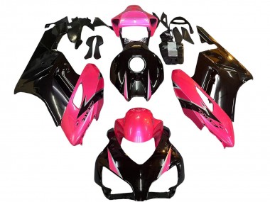 Carenagens Moto Honda CBR1000RR 2004-2005 - Rosa Preto Brilhante