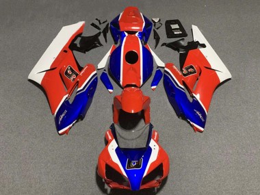 Carenagens Moto Honda CBR1000RR 2004-2005 - Branco Vermelho Azul 6