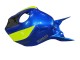 Carenagens Moto Honda CBR1000RR 2006-2007 - Azul Verde Fluorescente Preto Brilhante Tubarão 46