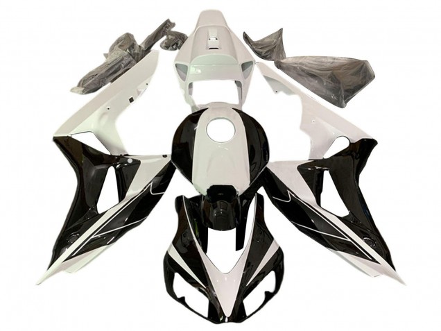 Carenagens Moto Honda CBR1000RR 2006-2007 - Branco Pérola Preto Brilhante