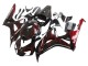 Carenagem Moto Honda CBR1000RR 2006-2007 - Preto Brilhante Vermelho Chama