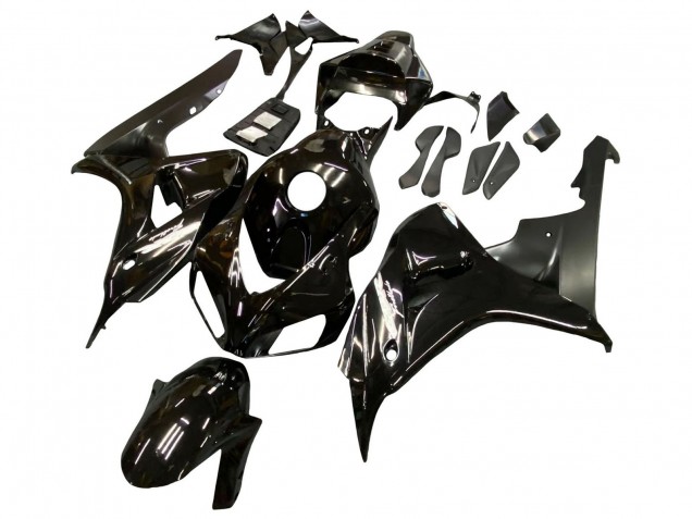 Carenagens Moto Honda CBR1000RR 2006-2007 - Preto Brilhante Preto Fosco