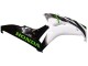 Carenagem Moto Honda CBR1000RR 2006-2007 - Branco Verde Preto Brilhante