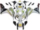 Carenagens Moto Honda CBR1000RR 2006-2007 - Branco Verde Preto Brilhante Hannspree 52