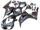 Carenagens Moto Honda CBR1000RR 2006-2007 - Preto Fosco Vermelho Decalques