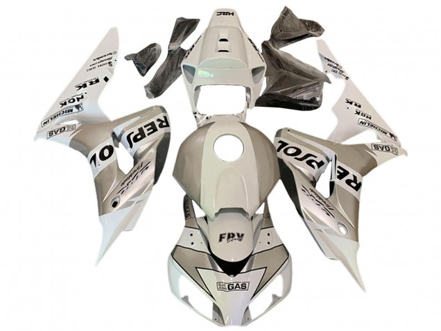 Carenagens Moto Honda CBR1000RR 2006-2007 - Branco Cinzento Repsol