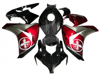 Carenagens Moto Honda CBR1000RR 2008-2011 - Cinzento Vermelho Preto Brilhante