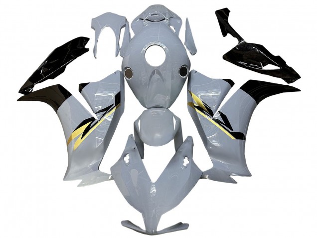 Carenagens Moto Honda CBR1000RR 2012-2016 - Nardo Cinzento Ouro Preto Brilhante