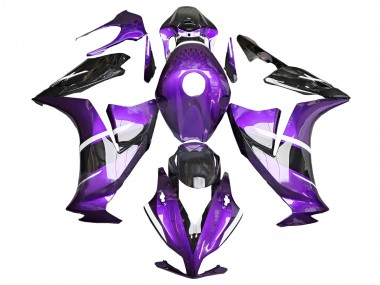 Carenagem Moto Honda CBR1000RR 2012-2016 - Roxo Preto Brilhante