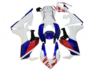 Carenagem Moto Honda CBR1000RR 2017-2023 - Branco Vermelho Azul