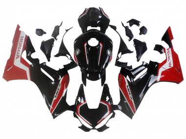 Carenagens Moto Honda CBR1000RR 2017-2023 - Vermelho Branco Preto Brilhante