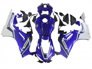 Carenagens Moto Honda CBR1000RR 2017-2023 - Branco Azul