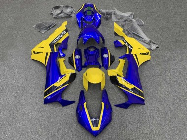 Carenagens Moto Honda CBR1000RR 2017-2023 - Amarelo Azul