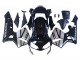 Carenagens Moto Honda CBR600RR 2003-2004 - Prata Preto Brilhante