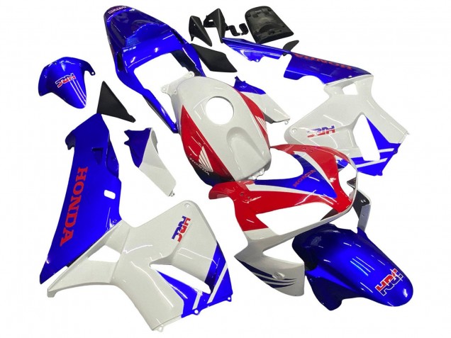Carenagens Moto Honda CBR600RR 2003-2004 - Branco Azul Vermelho HRC
