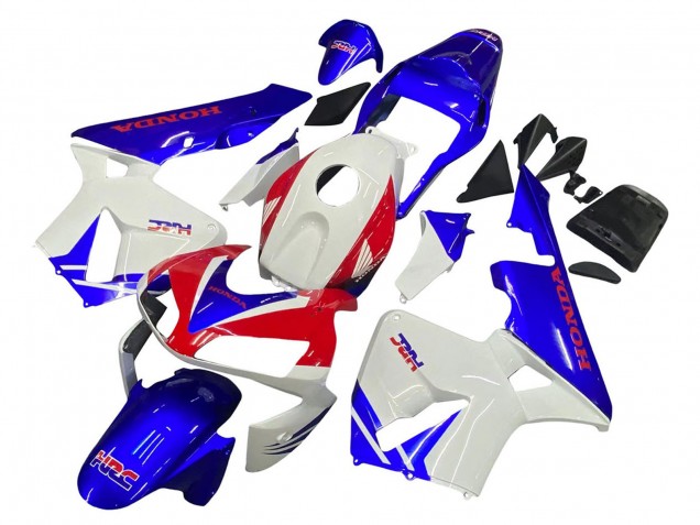 Carenagens Moto Honda CBR600RR 2003-2004 - Branco Azul Vermelho HRC