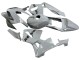 Carenagens Moto Honda CBR600RR 2003-2004 - Prata Preto Repsol