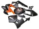 Carenagens Moto Honda CBR600RR 2003-2004 - Preto Fosco Laranja