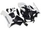 Carenagens Moto Honda CBR600RR 2003-2004 - Branco Preto Fosco