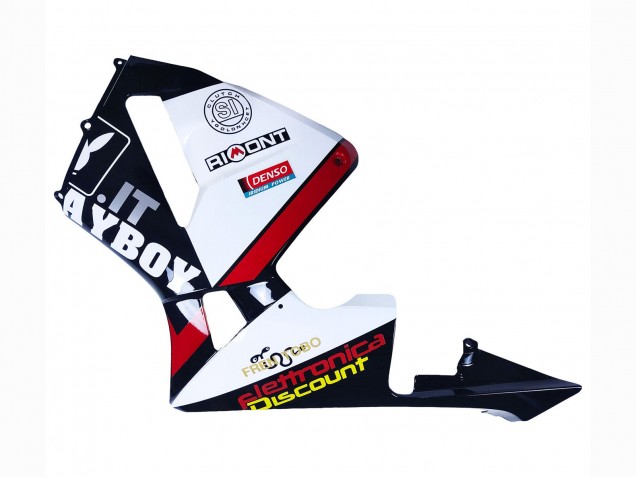 Carenagens Moto Honda CBR600RR 2003-2004 - Branco Vermelho Preto Brilhante DENSO Rimont