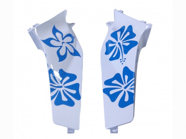 Carenagens Moto Honda CBR600RR 2003-2004 - Branco Azul Vermelho Nastro Azzurro 46