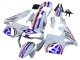 Carenagens Moto Honda CBR600RR 2003-2004 - Branco Vermelho Azul