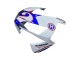 Carenagens Moto Honda CBR600RR 2003-2004 - Branco Vermelho Azul