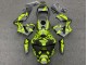 Carenagens Moto Honda CBR600RR 2003-2004 - Amarelo Preto Fosco