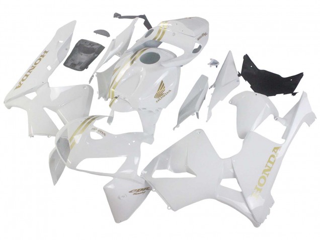 Carenagens Moto Honda CBR600RR 2005-2006 - Branco Ouro