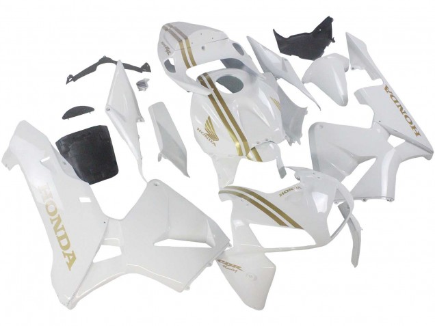 Carenagens Moto Honda CBR600RR 2005-2006 - Branco Ouro