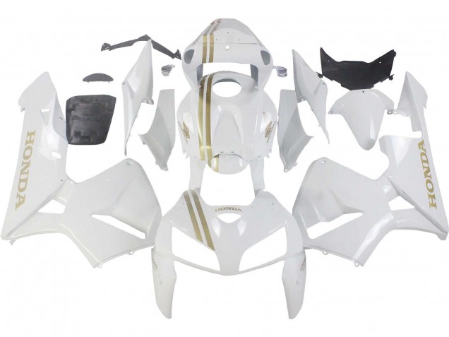 Carenagens Moto Honda CBR600RR 2005-2006 - Branco Ouro