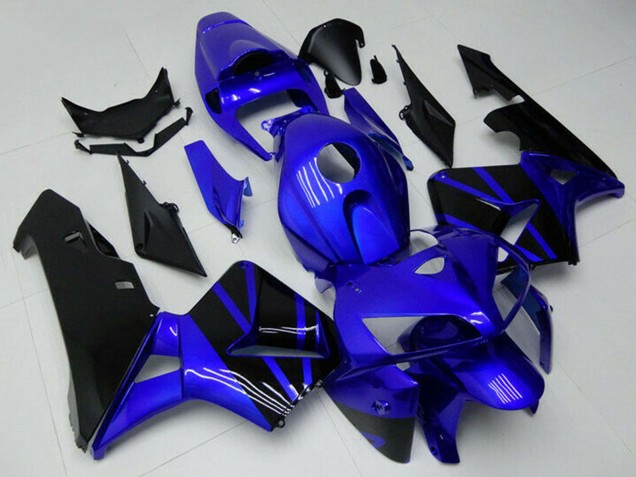 Carenagem Moto Honda CBR600RR 2005-2006 - Azul Preto